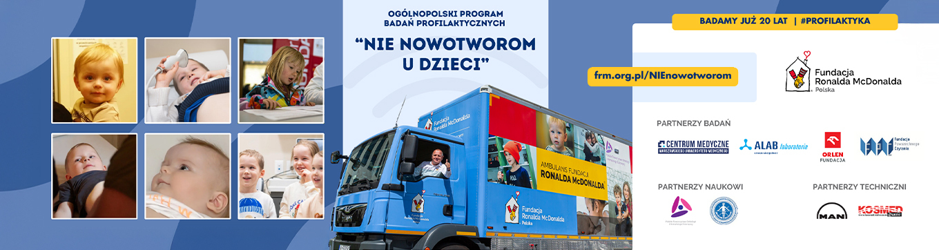 20 lat programu „NIE nowotworom u dzieci” – Fundacja Ronalda McDonalda przebadała 100 000 dzieci