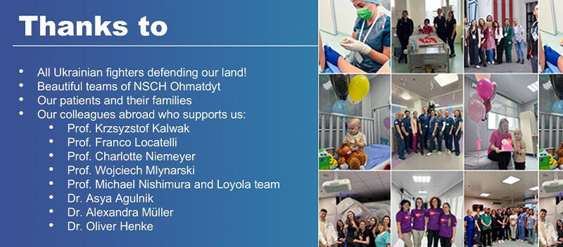 Uznanie dla międzynarodowej solidarności w hematologii i transplantacji dziecięcej podczas EBMT 2026